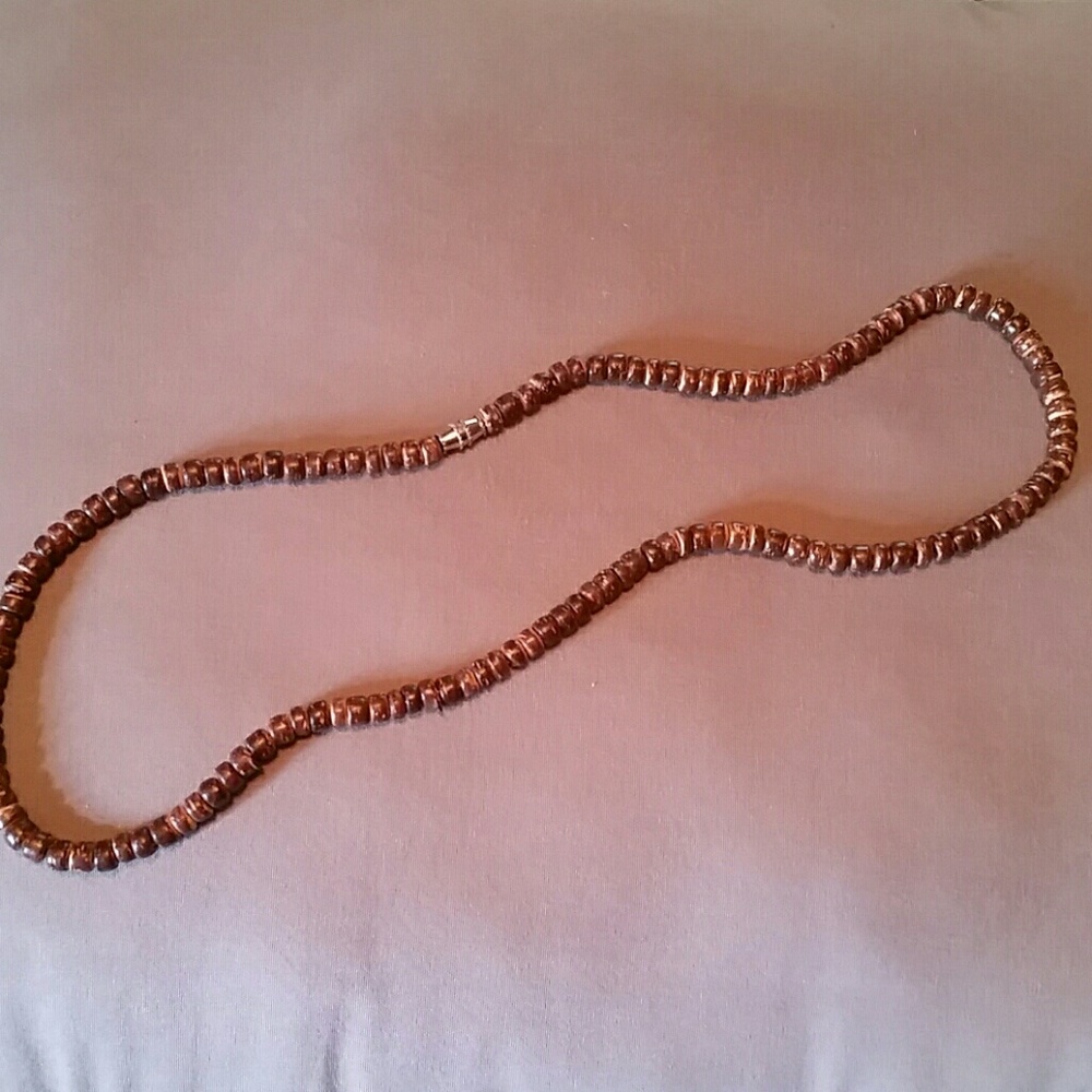 Brown BoHo beaded Necklace